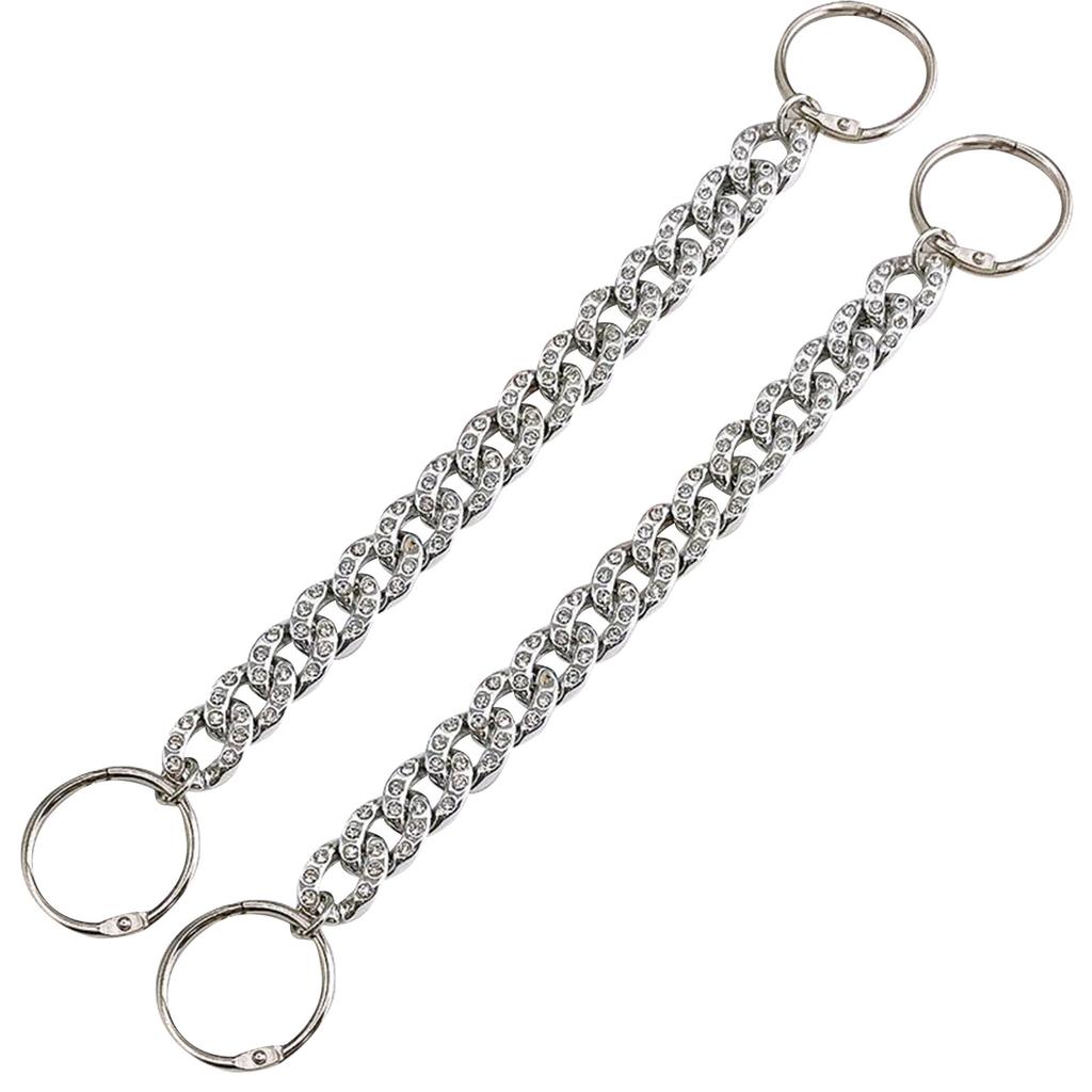 Цепочки для украшения обуви, блестящая металлическая цепочка для подростков, мужчин, женщин, взрослых, аксессуары для обуви