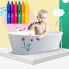 6Pcs Washable Bath Crayons Colorful Drawing In The Tub Easy Clean Crayons Kids Colorful Funny Art Toy Graffiti Bathroom Crayon
