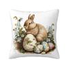 Пасхальный кролик Наволочка Яйцо Каваий Наволочка Для дивана Автомобиля Домашнего декора Наволочка Мягкие Наволочки на заказ Подарок