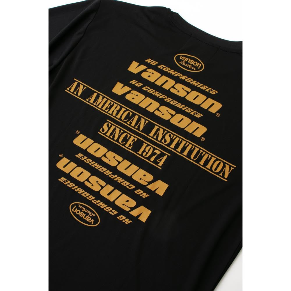 Vanson Streetwear Сетчатая футболка, Черный