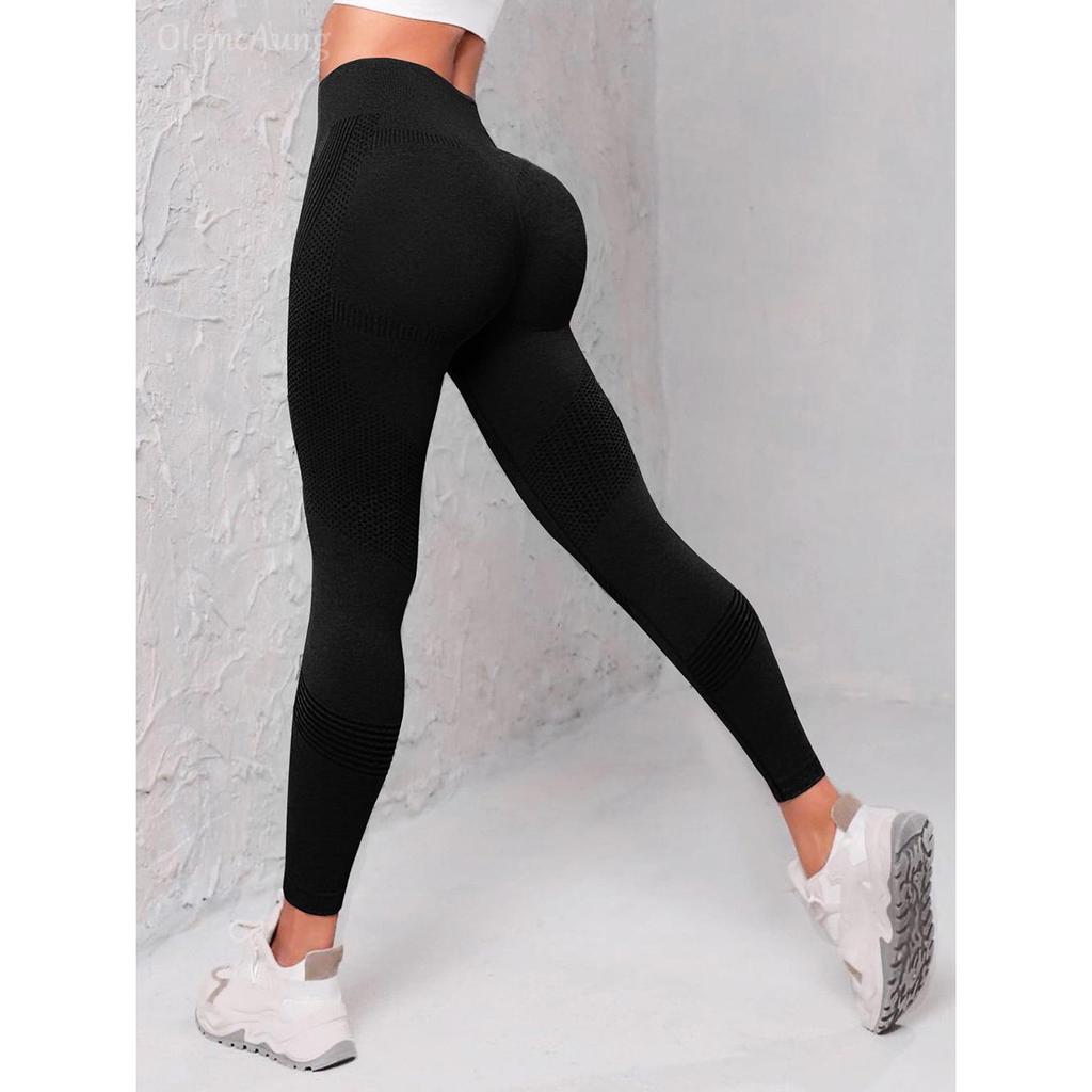 Top-Selling Seamless High-Waisted Yoga Pants with Tummy Control and Butt Lift.