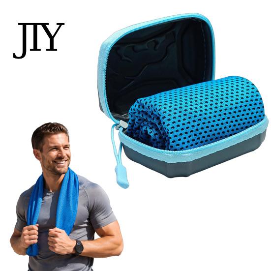 Odor Resistant Cooling Towel Towels, 30x80cm Instant Microfibre Quick Drying Ice for Construction Work with Storage Case Gym Fitness Yoga Golf