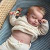 Реалистичная мягкая кукла-новорожденная Bebe LouLou 19 дюймов, силиконовая кукла-реборн с полным телом, несколько слоев 3D-окрашивания, кукла-одевалка для детей, игрушки для игр