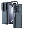 Трансграничный многофункциональный чехол из ПУ-кожи для Samsung Z Fold 5 с карманом для карт и окошком для камеры