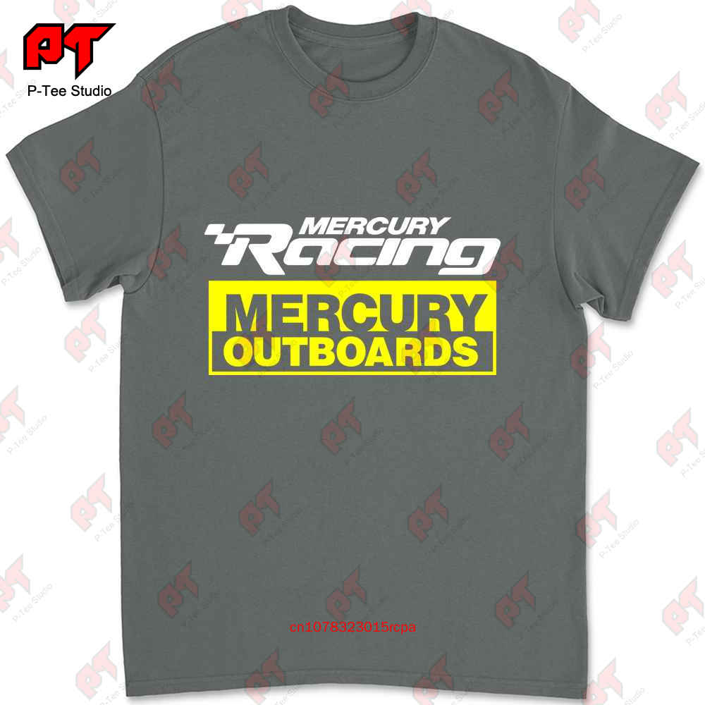 New Mercury Racing Outboards Logo Powersports T Shirt MO7W