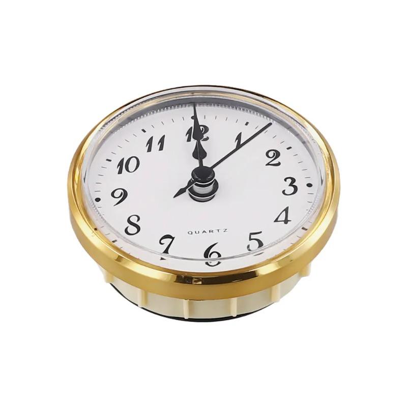70MM Quartz Clock Inserts Movement Mechanism Replacement With A Back Cover Roman Arabic Numerals Home Decoration