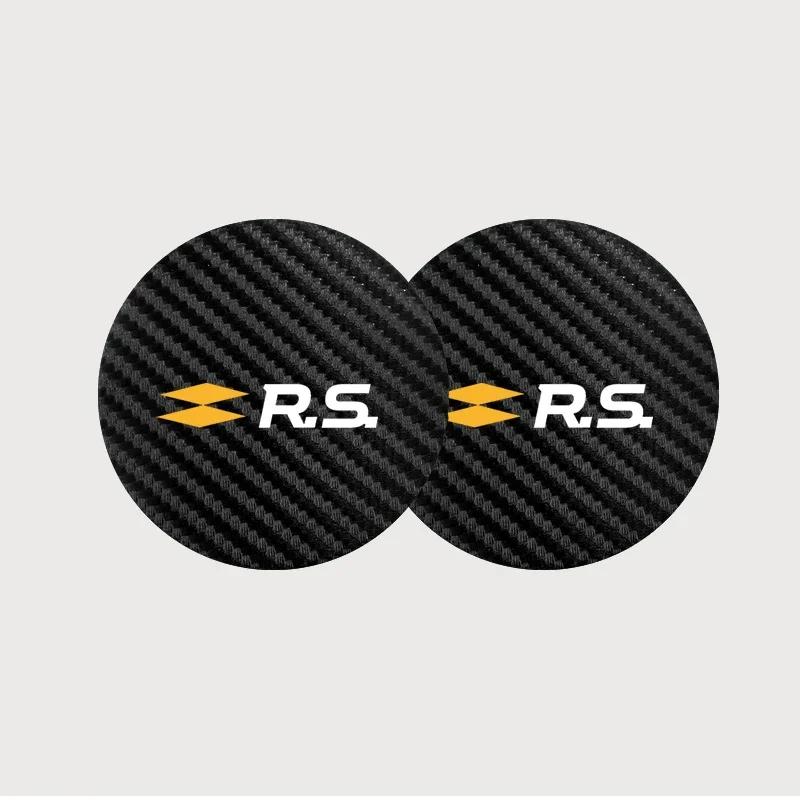 Колпаки на колеса для Renault Koleos Captur Arkana Kadjar Megane Clio Scenic Logan Trafic Talisman 2 шт. Автомобильный подстаканник Коврик для стакана Водостойкий Нескользящий