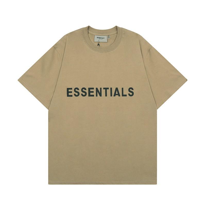 Essentials FOG Couple T-Shirt Men Cotton High Street Short Sleeve Teen Casual Top