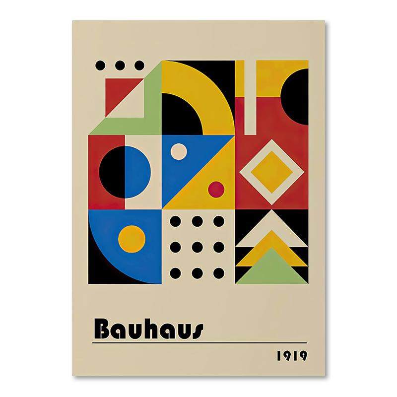 Абстрактные геометрические линии Баухауза, постеры и принты, скандинавская Япония, настенная живопись на холсте, современные картины для декора гостиной