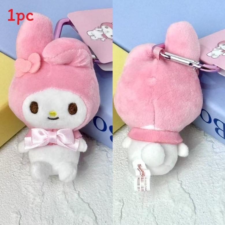 Melody Soft Toy Keychain With Heart Pendant For Bag Accessory And Gift Idea