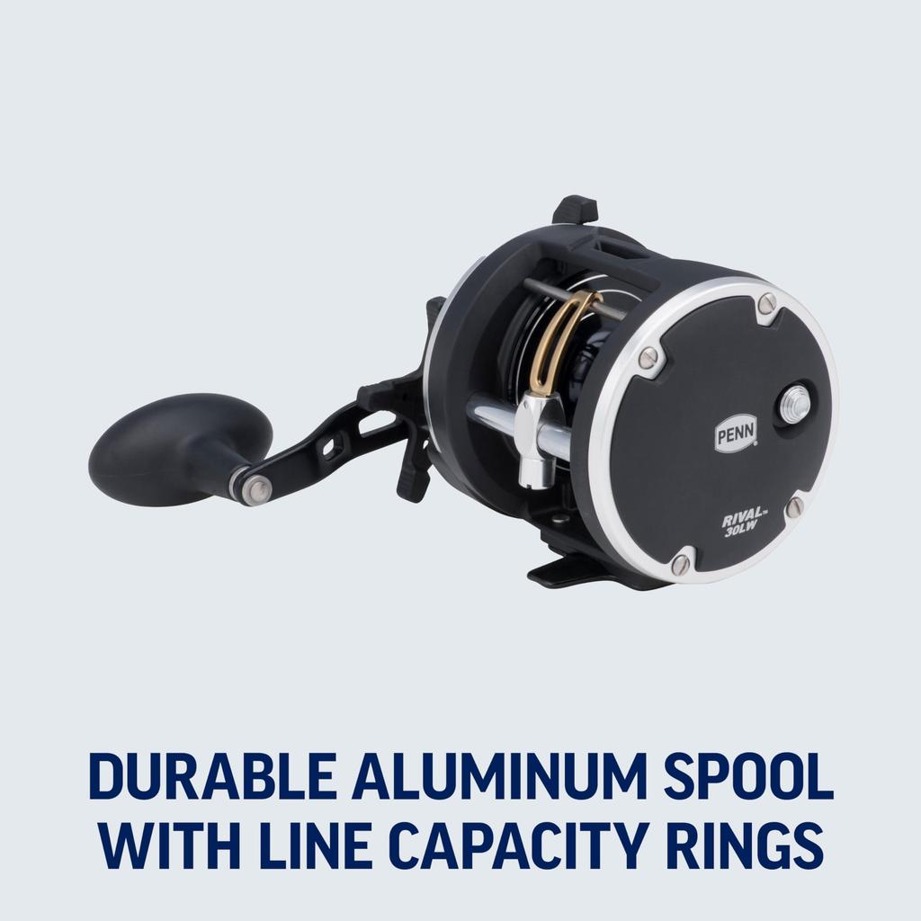 Penn Rival Level Wind Fishing Reel RIV20LWLC Right Hand Conventional