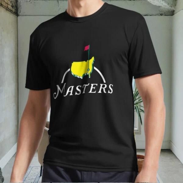 New The Masters Golf Active Logo Men's Black T shirt Funny Size S to 5XL