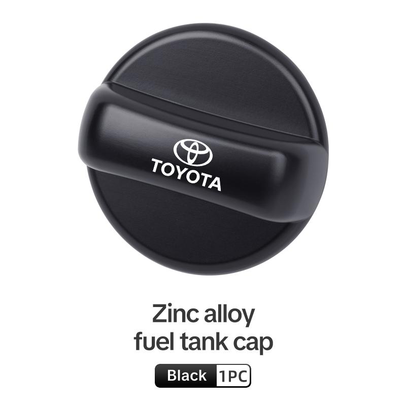 Car Fuel Tank Cap Cover Metal Tank Protective Sticker For Toyota Corolla Yaris Camry Prius CHR Hilux RAV4 Avensis Accessories FM1