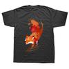 This Is My Human Costume I'm Really A Fox Halloween T Shirts Graphic Cotton Streetwear Short Sleeve Birthday Gifts T-shirt