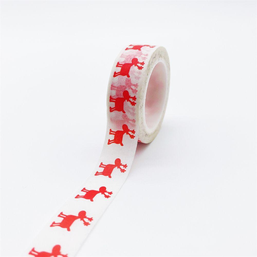 Cute Label Stickers Snow Deer Christmas tree Decorative Christmas Tape Scrapbooking Masking Tape
