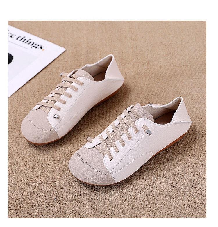 Летняя обувь из вулканизированной кожи для женщин, кроссовки Harajuku Slip On, женские широкие полулоферы со шнуровкой, кроссовки JK Girl Mules, новые