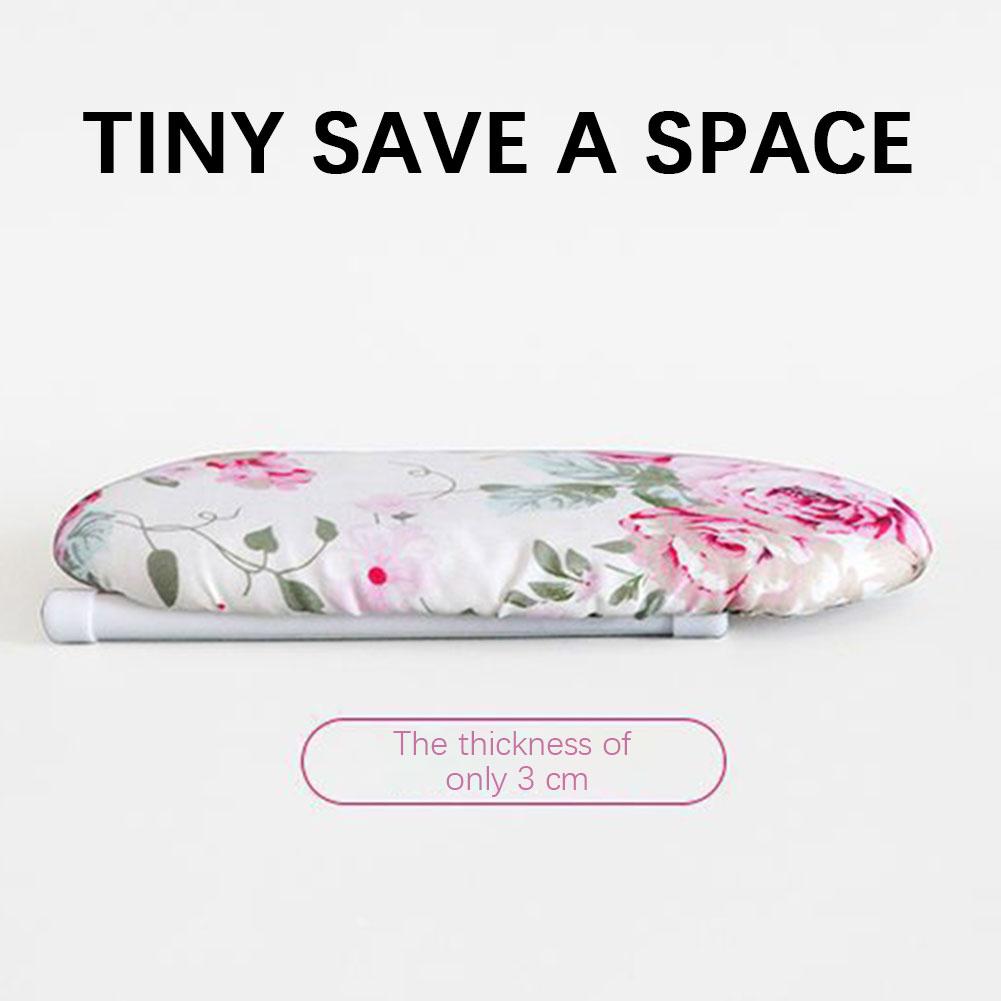 Настольная гладильная доска со складной ножкой, легкая дорожная гладильная доска для дома, офиса, общежития