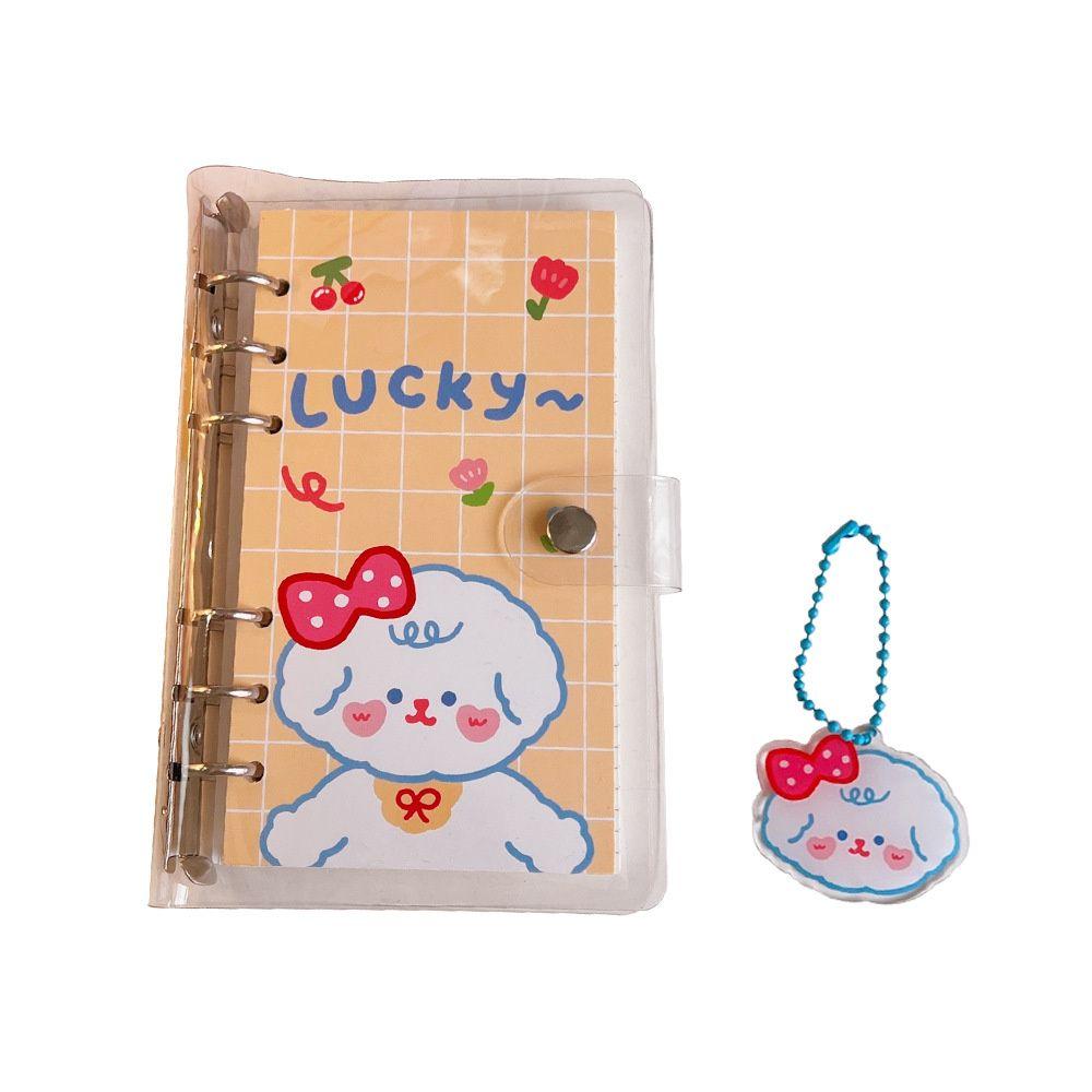 Planner Book A6 Size With Pendant Binder Notebook Spiral Note Book School Handbook Diary Journal