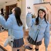 Corner Buckle Bread Clothes Women's Winter Thickened Warm Down Cotton Clothes Short Loose Version Cotton-padded Jacket Cotton-padded Clothes
