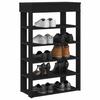 VidaXL Shoe Rack Black 60x30x98 Cm Engineered Wood, Shoe Storage, Shoe Storage Cabinet, 859924