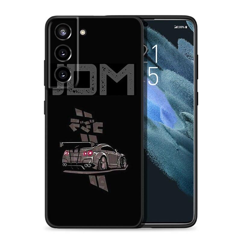 Чехол для телефона Спортивный автомобиль JDM Дрифт для Samsung Galaxy S20 S21 FE S22 Ultra S10 Lite S10E S9 S8 Plus S7 Edge Мягкий ТПУ Черная крышка