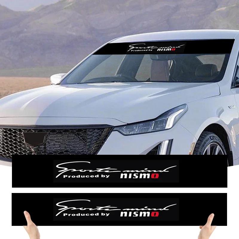 Car Front Windshield Stickers Front and Rear Decorative Decals Sticker For Nissan Nismo Qashqai Teana X Trail T32 T31 Tiida Juke