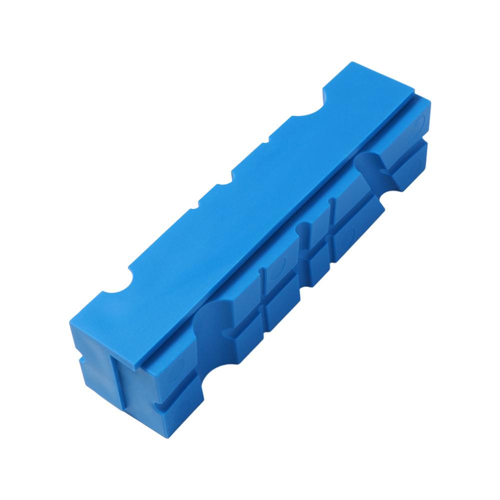 Blue Rubber Vise Jaw Pads Magnetic Vise Protective Jaws Vise Protection Strip Arts And Crafts