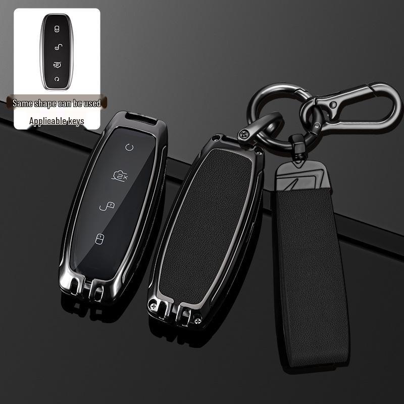Чехол для ключа автомобиля Denza D9N7: Прочный чехол для пульта с полной защитой для 2023 Denza D9 - Унисекс