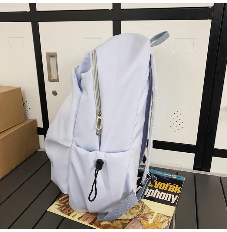 Рюкзак большой емкости, однотонный, женский школьный рюкзак для старшеклассников, школьников