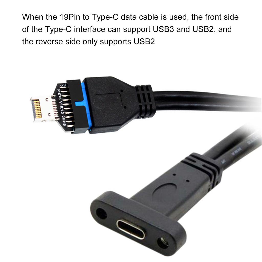 Адаптер USB 3.2 Type E на USB 3.0 19-контактный 20-контактный разъем, вертикальный, тип C, для материнской платы