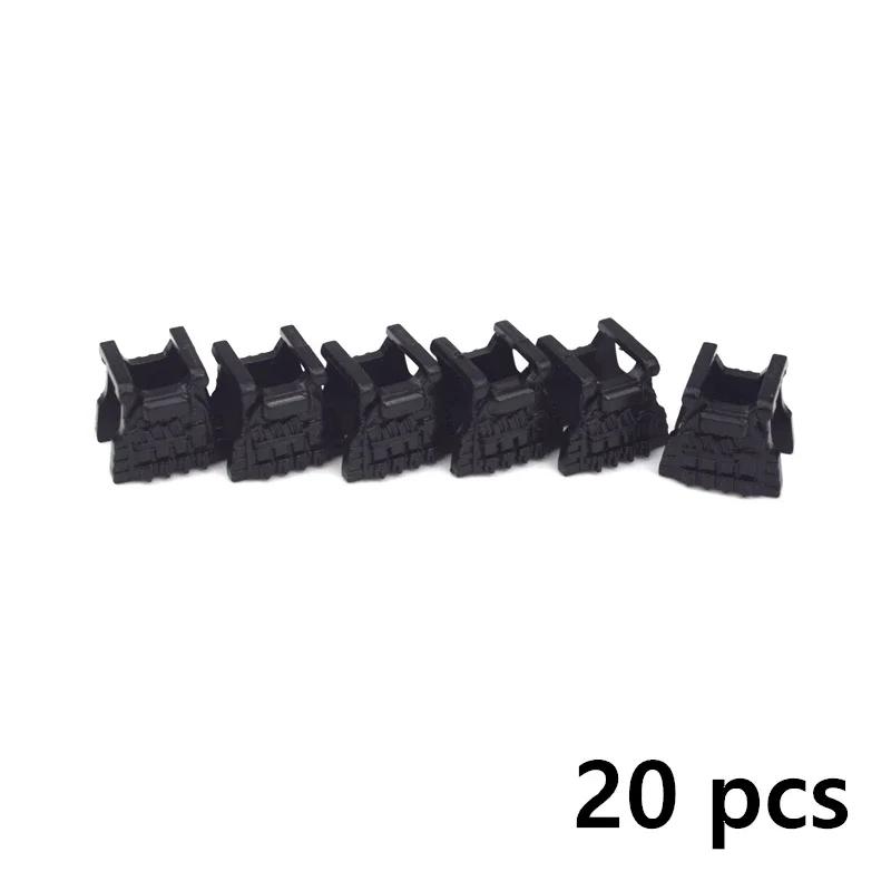 Детали MOC Военные Аксессуары кубики Swat Оружие WW2 Фигурки Солдат Армии Костюмы Гилли парашют Строительный Блок PUBG