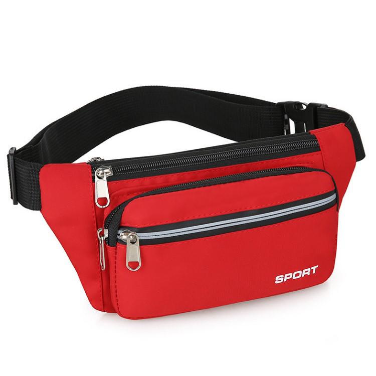Unisex Waterproof Multi-pocket Waist Bag - Durable Mobile Phone Fanny Pack