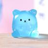 Resin Crafts Luminous Small Bear Figurines Cartoon Small Bear Statue  Micro Landscape Ornaments