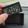 Мини-цифровые часы с большим экраном для приборной панели автомобиля, электронные часы, мини-часы с самоклеящимся креплением, автомобильные часы для приборной панели грузовика