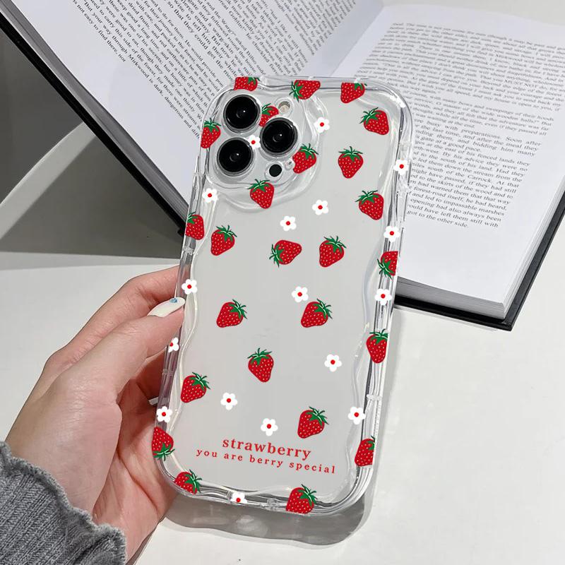 Чехол для Huawei Honor 400 200 Pro 600 90 Lite X5C X7D X8D X9D X6B X8B X9B X5B X6C X8C X6A X8A X7A X9C Модный чехол с клубникой