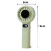 USB Rechargeable Electric Hand Fan with LED Display Highspeed Cooling Fan  Outdoor Travel