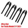 Защитная наклейка из АБС-пластика для модели Tesla 3 года 2021, автомобильная дверная ручка, защита от царапин, декоративные наклейки, аксессуары