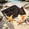 Custom Name Personalized The Evil Dead Print Beach Towel, for Trip Camping Beach Party Home Decor, Birthday Gift for Family & Friends