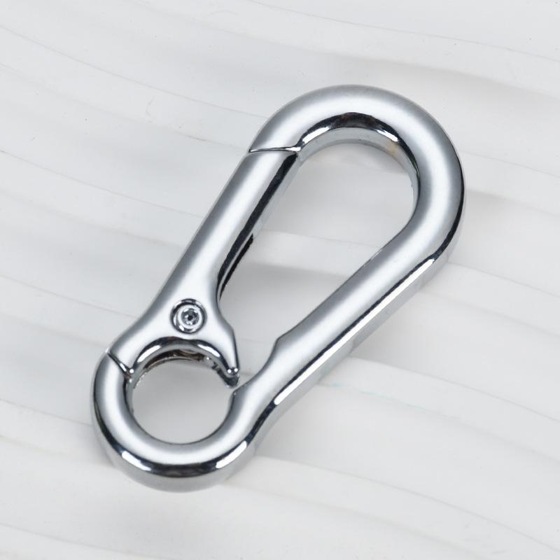 Premium Safety Mountaineering Buckle Creative Car Keychain Men's Waist Hanging Anti-Lost Key Chain Metal Hook Buckle Small Gift