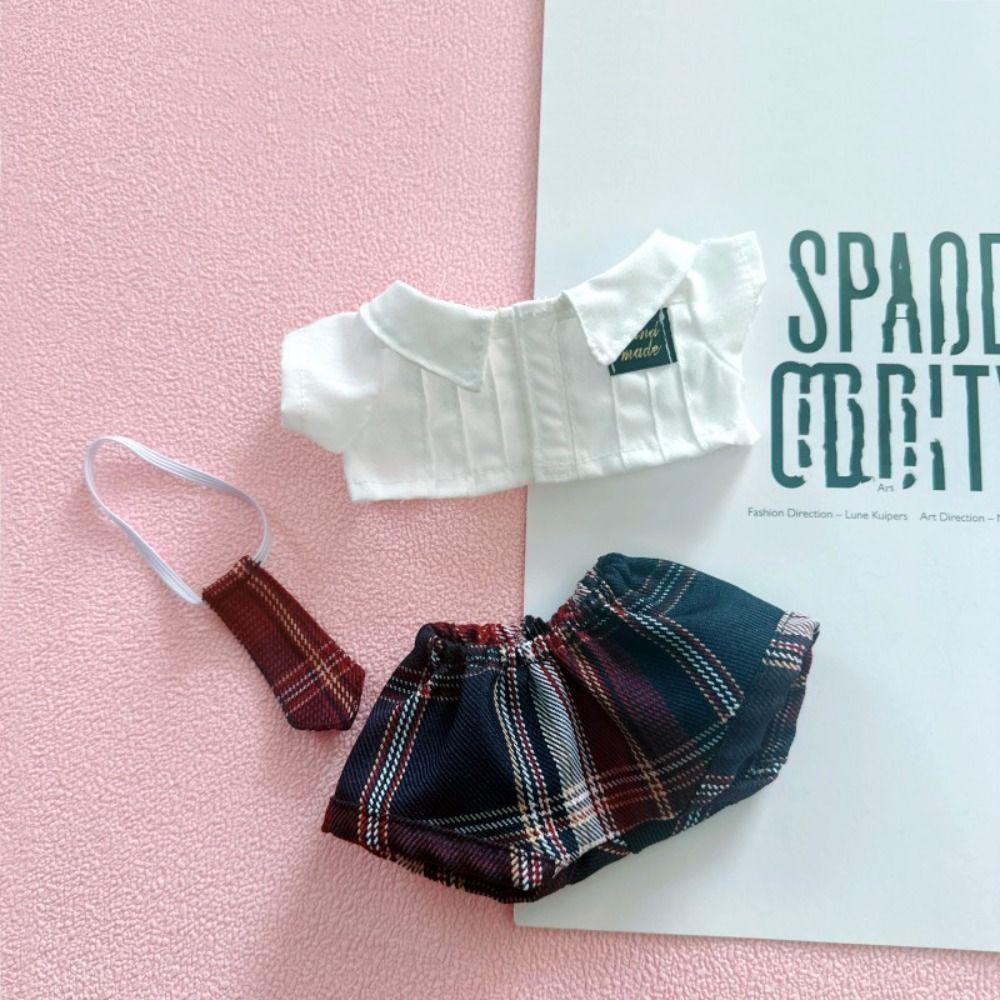 JK Uniform Preppy Cotton Doll‘s Clothes Plush Stuffed Cotton Doll Outfit Dress Playing House