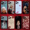 Чехол для телефона Singer S-Sabrina C-Carpenter для iPhone 17 16 15 11 12 14 13 Pro Max Mini XS XR 7 Plus 16E Air Ударопрочный Мягкий чехол
