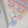 Cherry Blossom Jelly Sakura Pendant Keyring Simulated Translucent Flower Doll Pendant  Girls