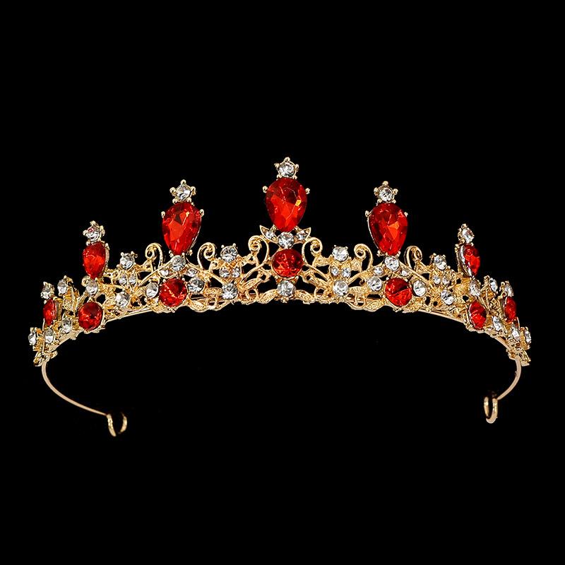 Bridal Jewelry Children's Hairband Headband Alloy Birthday Party Crown Flowers Dress Up Hair Accessories Princess Crown