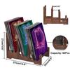 Record Storage Record Storage Rack Wooden 3-Layer Desktop Album Recipe Shelf Photo Organizer Holder For Bookstore Bookshelf