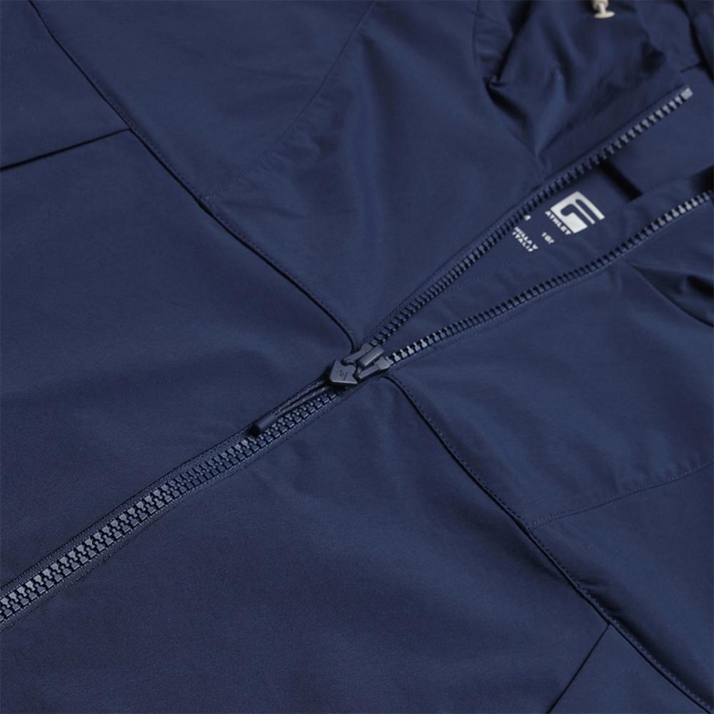 Fila Explorer Fashion Повседневная Универсальная Ветровка с Капюшоном для Занятий Спортом на Открытом Воздухе Женские куртки Небесно-голубой A11W537710FBU