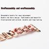 Watchband Double Row Metal Denim Chain Gold Wristband for Apple Watch Band 38 40 41 42 44 45 49 Mm Strap Lady Metal Leather Bracelet