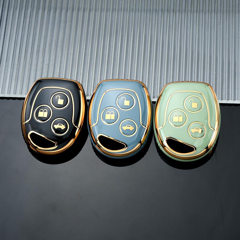 Чехол для дистанционного ключа с 3 кнопками, чехол-держатель для брелока, протектор для Ford Focus Mondeo Festiva Fusion Suit Fiesta KA