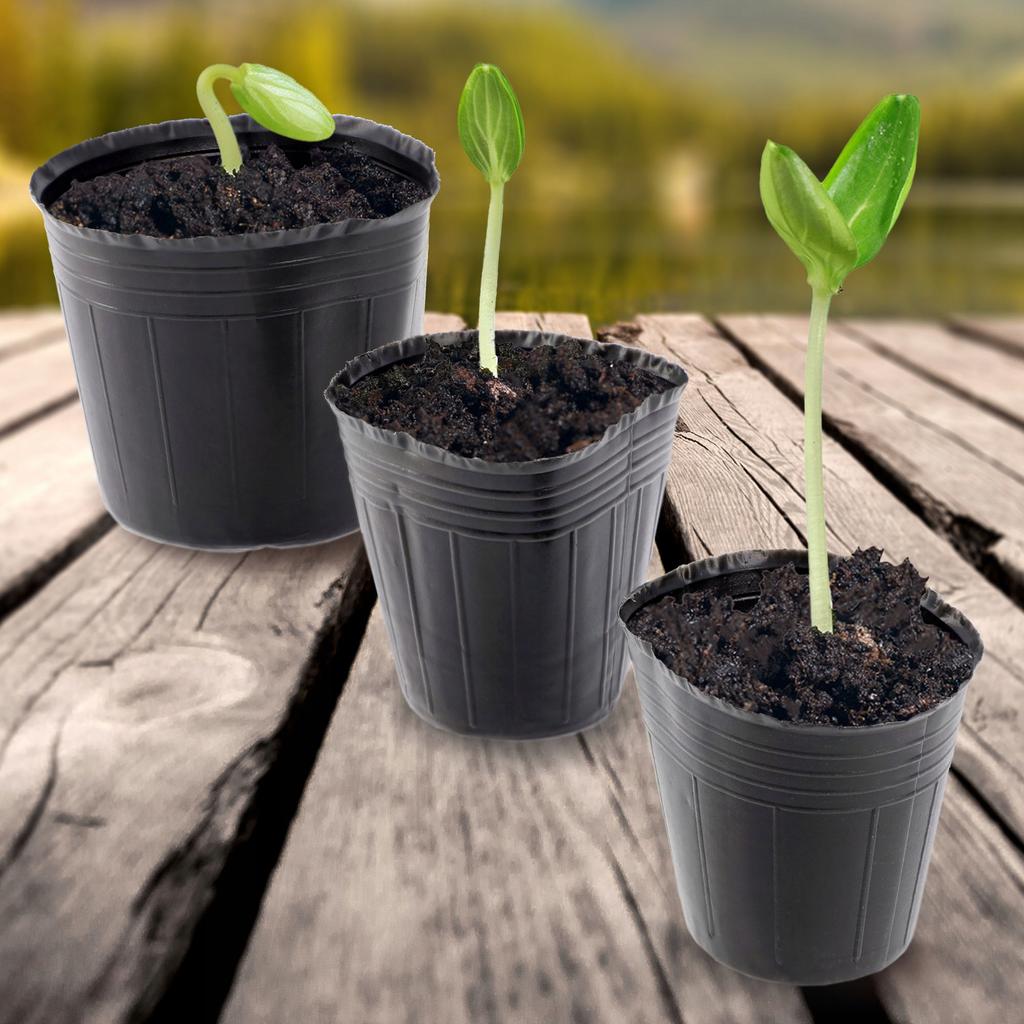 KADAX 100 производственных горшков диаметром 9 см для рассады, мягкие