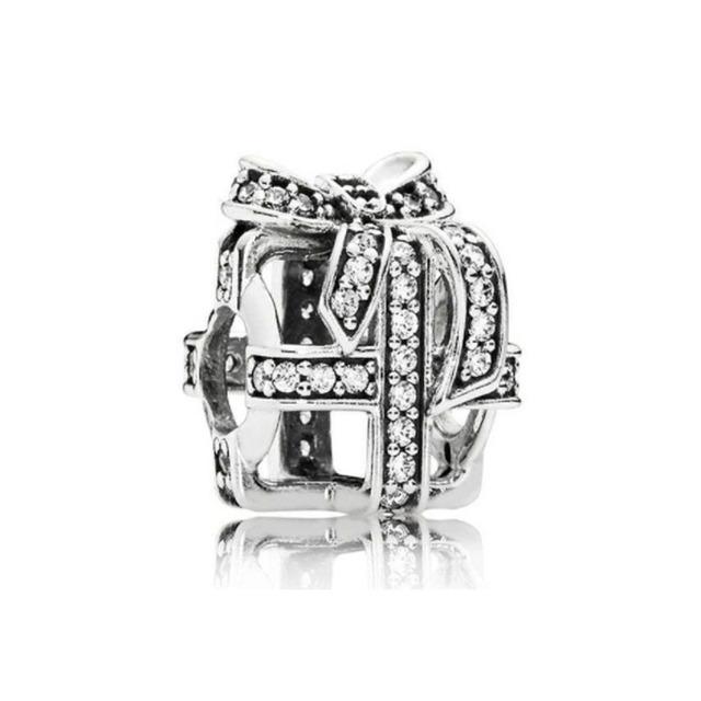 New Sparkling Bird Snake Pear Charm Bead For Girl Fit Original Fashion Bracelet Diy Jewelry Gift For Women