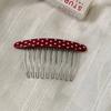 Non-Slip Hair Combs Polka Dot Bangs Hair Clip New Hairpin  for Princess Hair Accessories